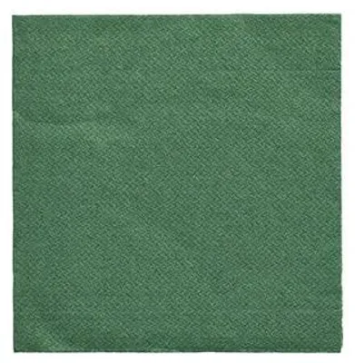 Produktbild von Servietten "DAILY Collection" 1/4-Falz 24 cm x 24 cm dunkelgrün