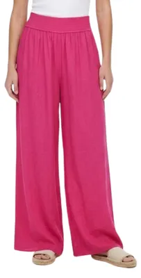 Produktbild von Damen Zara Hose lose Palazzo weites Bein rosa XS