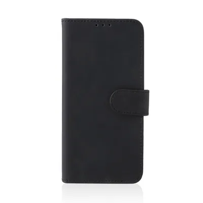 Productafbeelding van König Design hoesje, compatibel met Xiaomi Redmi Note 11 Pro / Note 11 Pro+ 5G, kunstleren telefoonhoesje - telefoonhoesje, zwart