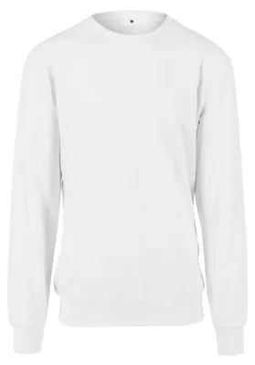 Imagen del producto de Sudadera uni con cuello redondo, modelo LT3010 (talla L), color blanco, ideal para construir tu marca