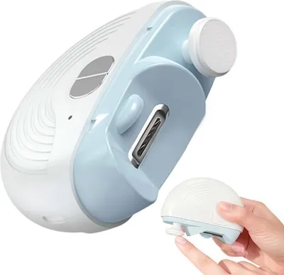 Produktbild von 2-in-1 Automatischer Nageltrimmer – Elektrischer Nagelknipser mit 3 Stufen & Polierfunktion für alle Altersgruppen