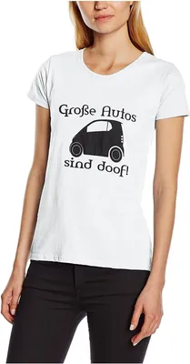 Produktbild von Touchlines Damen T-Shirt , Große Autos... Weiss, XXL