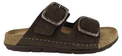 Produktbild von Rohde Velour olive Pantolette Grün : 42