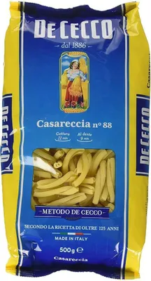 Produktbild von 10x Pasta De Cecco 100% Italienisch Casareccia n. 88 Nudeln 500g
