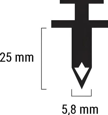 Obrázek produktu pro Plastový nýt RMS pro Suzuki, 09409-06317