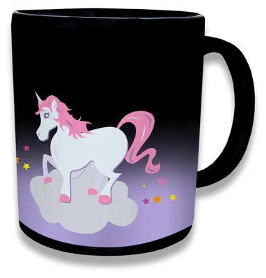 Einhorn Wärmewechsel Tasse 300 ml – Farbwechsel Keramikbecher