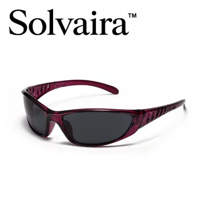 Produktbild von Solvaira™ Futuristische Sonnenbrille Wein Rot, UV400 Schutz, stylische Sommerbrille für Damen & Herren