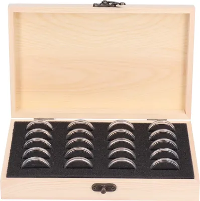 Produktbild von Münzsammelbox aus Holz mit 20 Fächern, ideal für Zuhause, Büro oder Wohnzimmer