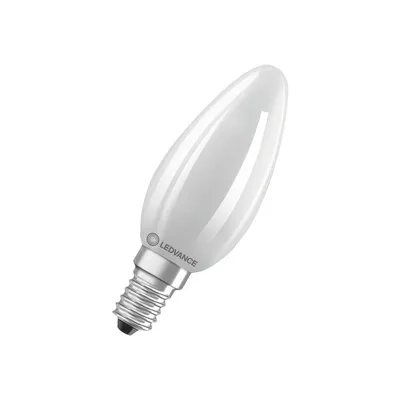 Produktbild von LEDV LED Kerze 5,5-60W/827 806lm E14 Filament matt 300° EEK D