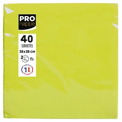 Produktbild von PRONAPPE SV623831I, Grün, Kiwi Green, Quadratisch, 380 mm, 380 mm, 203 g