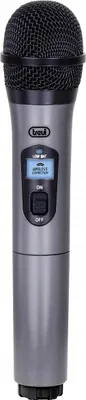Obrázek produktu pro Trevi EM 401, Pódiový/profesionální mikrofon, 174 - 216 Hz, Jednosměrný, Bezdrátový, Bluetooth, 20 m