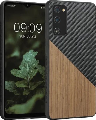 Produktbild von kwmobile Hülle kompatibel mit Samsung Galaxy S20 FE - Handyhülle - Handy Schutzhülle - Smartphone Cover - Dunkelbraun Schwarz