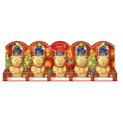 Produktbild von Lindt Mini Teddy, Milchschokolade, 210 mm, 70 mm, 23 mm, Geschenkbox