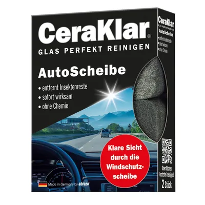 Produktbild von abrazo Schwämme CeraKlar AutoScheibe 1 x 2 Stück