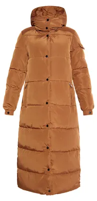 Produktbild von VINAJA damen langer steppmantel - kamel, XL