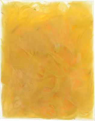 Produktbild von Oster-Deko Orange-Gelbe Federn 5 cm