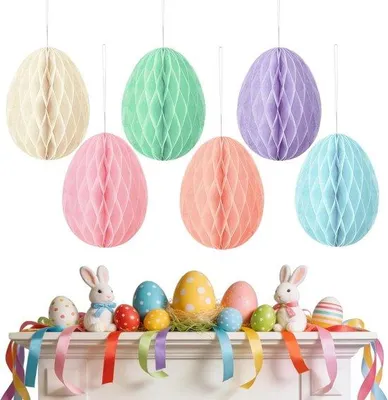 Produktbild von Famanu Papierbälle - Festliche Dekoration - Lebendige Designs - 6 Stück - Multicolor