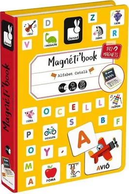 Obrázek produktu pro Janod Magneti'book Katalánská abeceda Vícebarevná 3-8 let Vícebarevná 3-8 let
