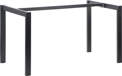 Zdjęcie produktu dla Stelaż ramowy stołu, biurka NY-132A/69 - długość regulowana 119-179 cm, głębokość 69,6 cm, czarny