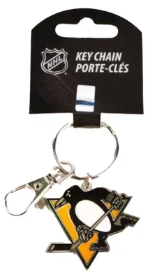 Produktbild von Inglasco - "Pittsburgh Penguins" Schlüsselanhänger, Logo, NHL PP13025 (Einheitsgröße) (Blau)