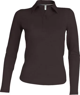 Produktbild von Kariban Damen Piqué Poloshirt Langarm