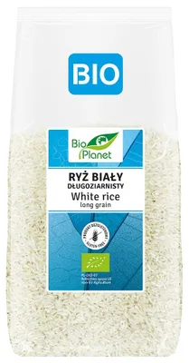 RYŻ BIAŁY DŁUGOZIARNISTY BEZGLUTENOWY BIO 500 g - BIO PLANET