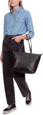 Produktbild von LEVI'S – Damen-Jeanshemd mit Logo-Etikett – Größe L