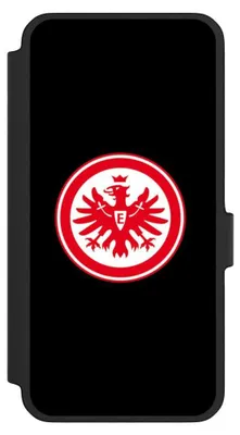 Produktbild von NIVOCASE Klapphülle für Samsung Galaxy A56 5G  Handyhülle aus Kunst Leder NIVOflip schwarz Adler Eintracht Frankfurt SGE