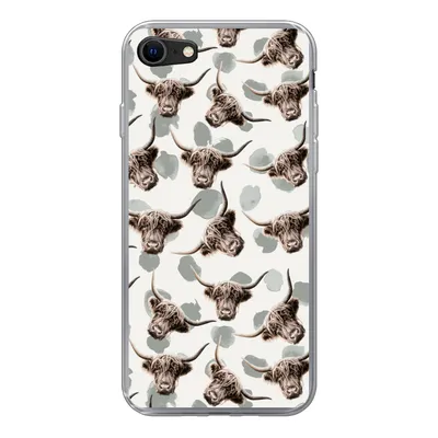 Produktbild von MuchoWow® Handyhülle Schutzhülle Hülle für iPhone 8 Kuh - Schottischer Highlander - Tiere Silikon Softcase Handy Hülle - Schutzhaube