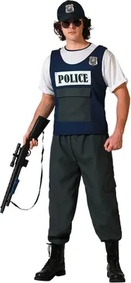 Immagine prodotto di Costume da poliziotta Atosa Blu XL Blu XL