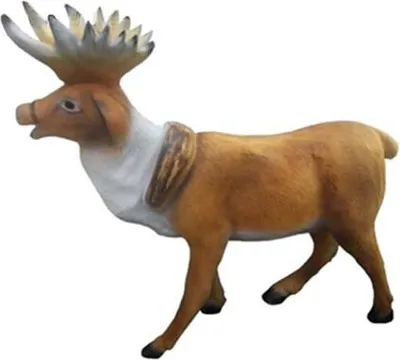 Produktbild von Designer Rentier Deko Tier Figur Winterdeko Höhe 74 cm Elch Dekoration Figuren