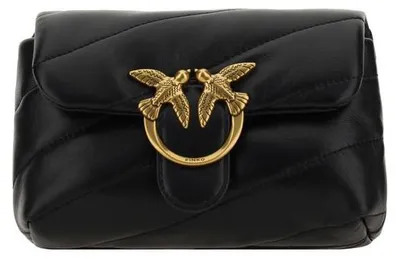 Produktbild von PINKO Schultertasche aus Kalbsleder in Schwarz