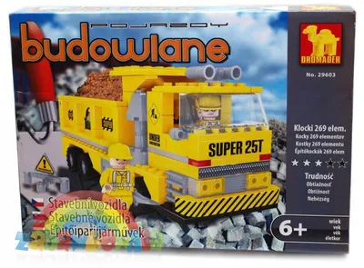 Produktbild von Dromader 29603 Bausteine Baufahrzeuge Muldenkipper