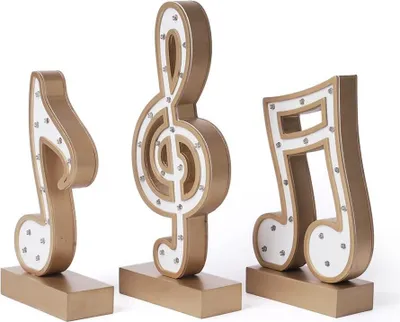 Immagine prodotto di Lampada moderna SEINHIJO a forma di note musicali Decorazione da tavolo