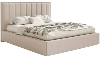 Produktbild von Selsey Togents - Polsterbett 160x200 mit Chenillebezug, Beige