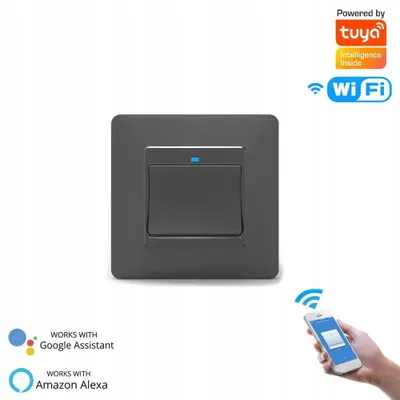 Produktbild von Moes 1-Kanal WLAN Smart Lichtschalter Schwarz