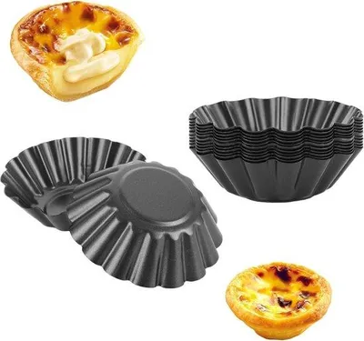Image de Moule à muffins en acier au carbone, 12 cavités, 7,5 cm, revêtement antiadhésif
