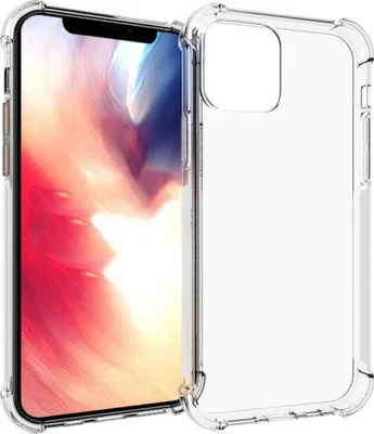 Produktbild von Mobigear Schutzhülle, transparent, für iPhone 12 Pro. Flexible TPU-Hülle, stoßfest