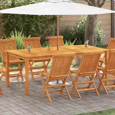 Obrázok produktu pre Maison Exclusive – záhradový stôl, rozmer 200x100x74 cm, masívne drevo akácie