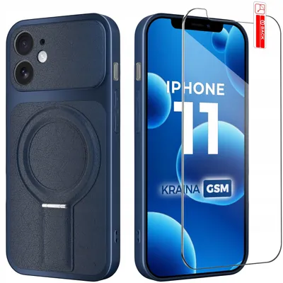 Produktbild von iPhone 11-Hülle mit Magnetring für MagSafe + 9H-Glas