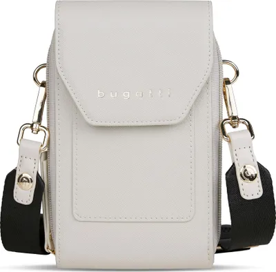 Immagine prodotto di bugatti borsa a tracolla borsa per cellulare Ella Crossover Bag Beige Saffiano