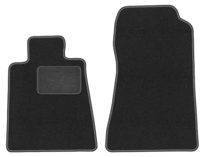 Immagine prodotto di Tappetini anteriori in moquette per Mercedes C140 / W140 1992-1999 (coupé) – 2 pezzi, grigio grafite, su misura – Wielganizator LUX