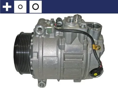 Image de Compresseur de climatisation 12 V Ø 100 mm MAHLE pour, entre autres, MERCEDES-BENZ CLASSE E