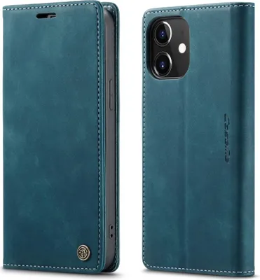 Produktbild von iPhone 12 / 12 Pro Hülle - CaseMe 013 Klapphülle - Blau