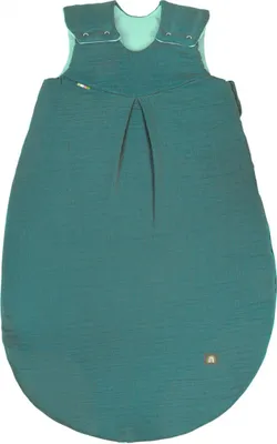Produktbild von Odenwälder Musselin-Schlafsack wattiert deep forest 70 cm