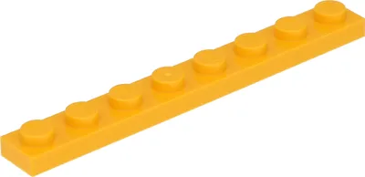 Produktbild von Lego® 1x8 Platte 3460 - 10 Stück Helles Hellorange