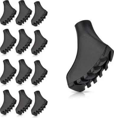 Produktbild von Famanu Nordic Walking Pads für Asphalt - Gummipads für Nordic Walking Stöcke
