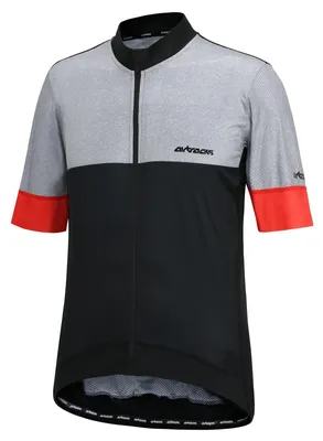 Immagine prodotto di Maglia da ciclismo da uomo, maniche corte, ad asciugatura rapida, nera e grigia, taglia M
