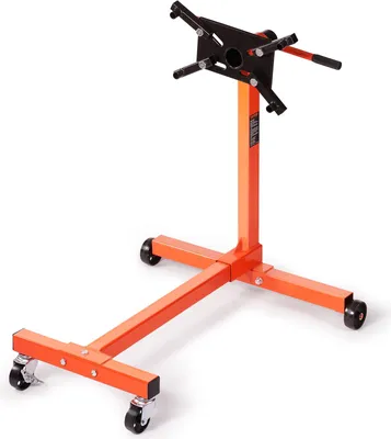 Produktbild von Motorständer Motorhalter 340 kg, Motorständer Klauenheber Getriebehalter, Motorheber Kfz-Werkstatt mit 4 Rädern & 508 mm Griff, Bewegliche Motorheber Motorkräne Reparaturwerkzeuge Motor