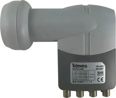 Produktbild von Televes Speisesystem 8 Ausgänge SPU88T analog/digital 40mm Feed